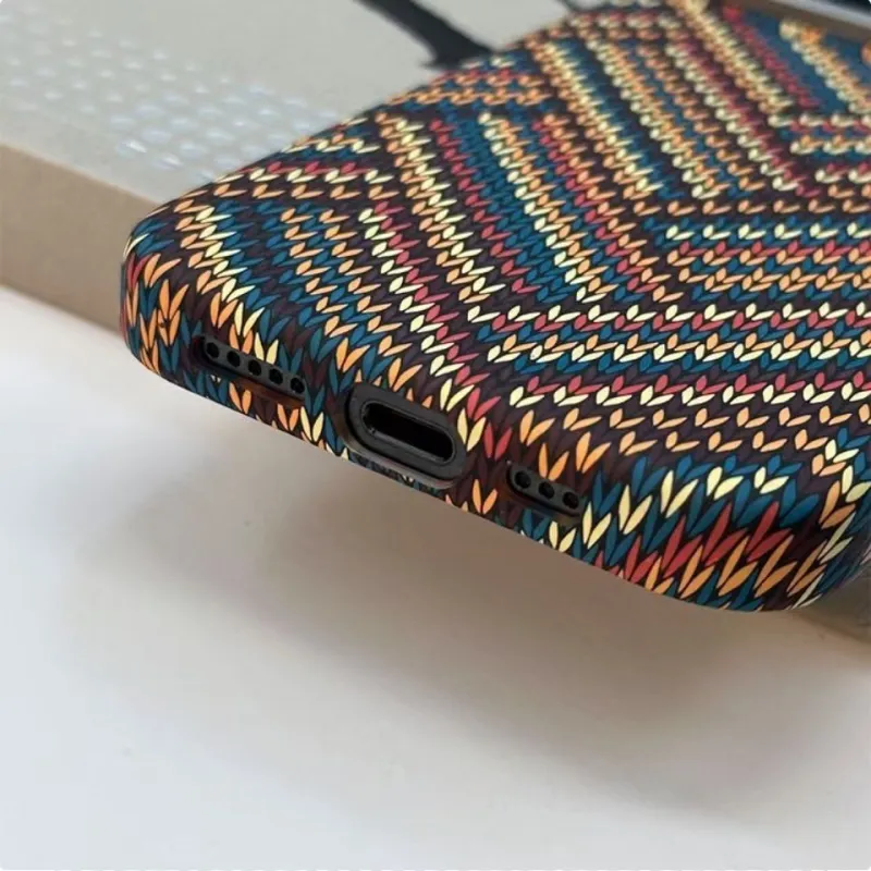 OYXOYRJ PC Material Bohemian Style Unisex Compatibility IPhone16/15/14/13/pro/Proma-2