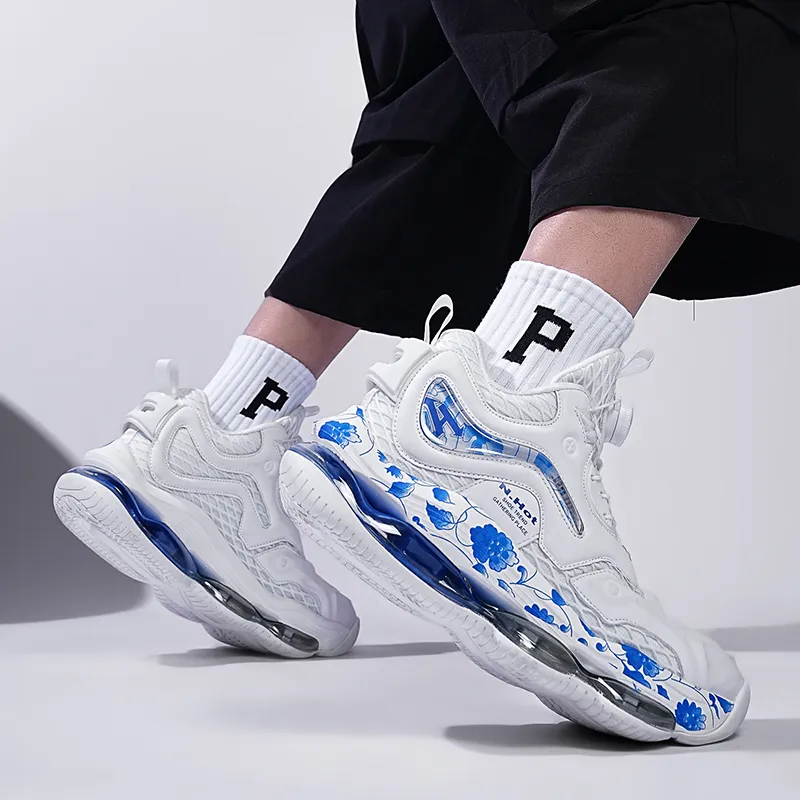 N·HOT Height Increasing Breathable Slip-Resistant Mid-Top EVA Air Cushion Base Casual Running Shoes Unisex-23
