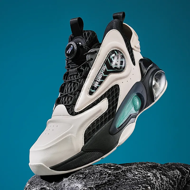 N·HOT Cushioning Height Increasing Breathable Mid-Top EVA+Air Cushion Combination Casual Running Shoes Unisex-7