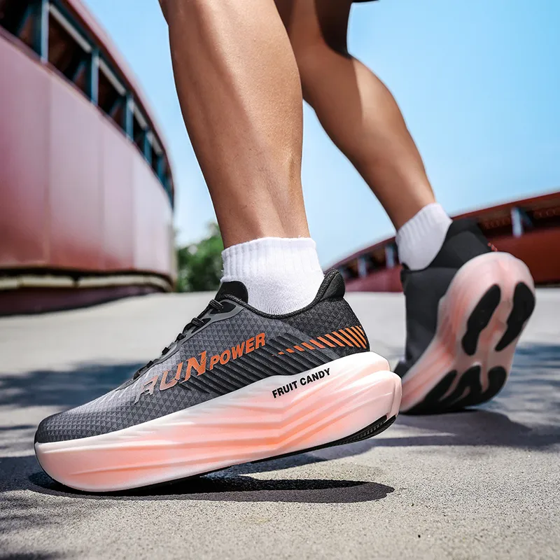 N·HOT Cushioning Lightweight Rebound Low Top Casual City Commute Running Shoes Unisex-5