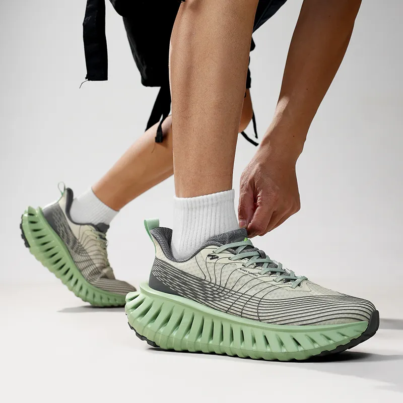 N·HOT Cushioning, Slip Resistant, And Breathable Low Top Casual Running Shoes Unisex-5