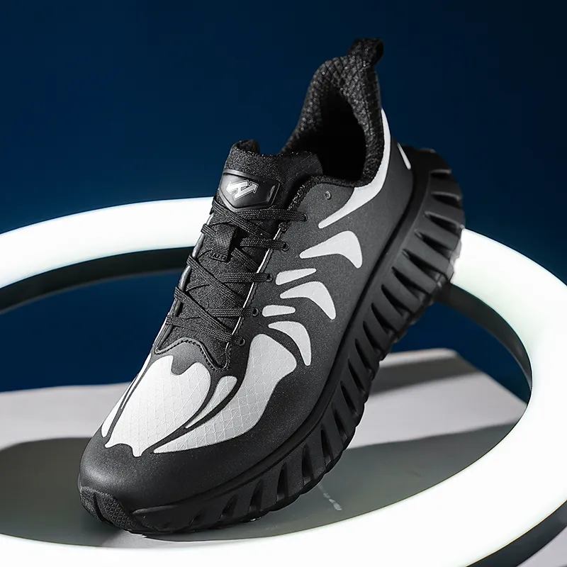 N·HOT Impact Resistant Lightweight Height Increasing Low Top Casual Running Shoes Unisex-5