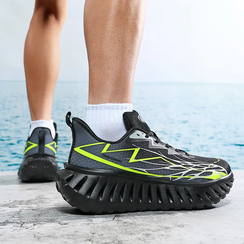 N·HOT Height Increasing Abrasion Resistant Breathable Low Top Casual Running Shoes Unisex-26