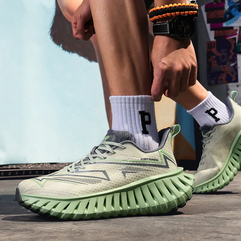 N·HOT Slip Resistant, Breathable, Lightweight Low Top Carbon Plate Casual Running Shoes Unisex-26