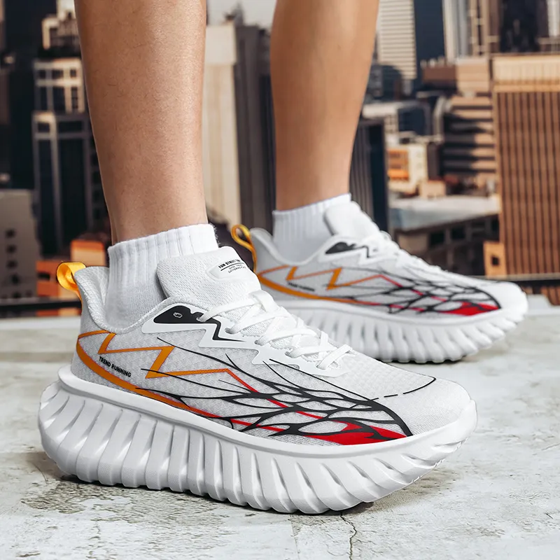 N·HOT Height Increasing Abrasion Resistant Breathable Low Top Casual Running Shoes Unisex-5
