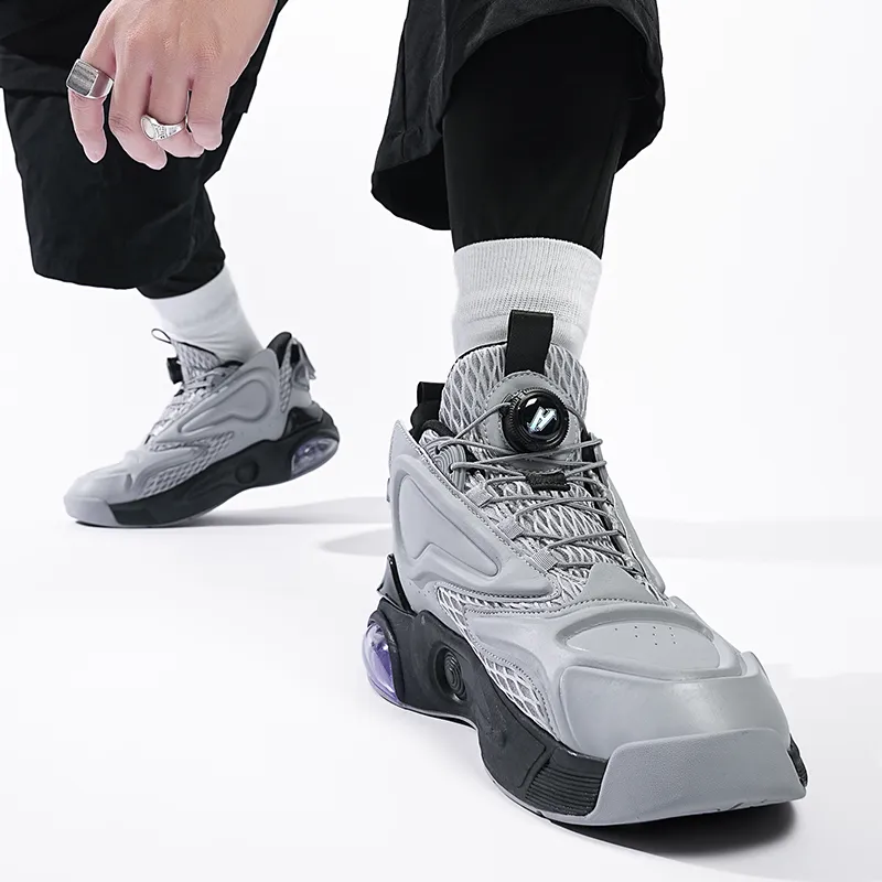 N·HOT Cushioning Height Increasing Breathable Mid-Top EVA+Air Cushion Combination Casual Running Shoes Unisex-18