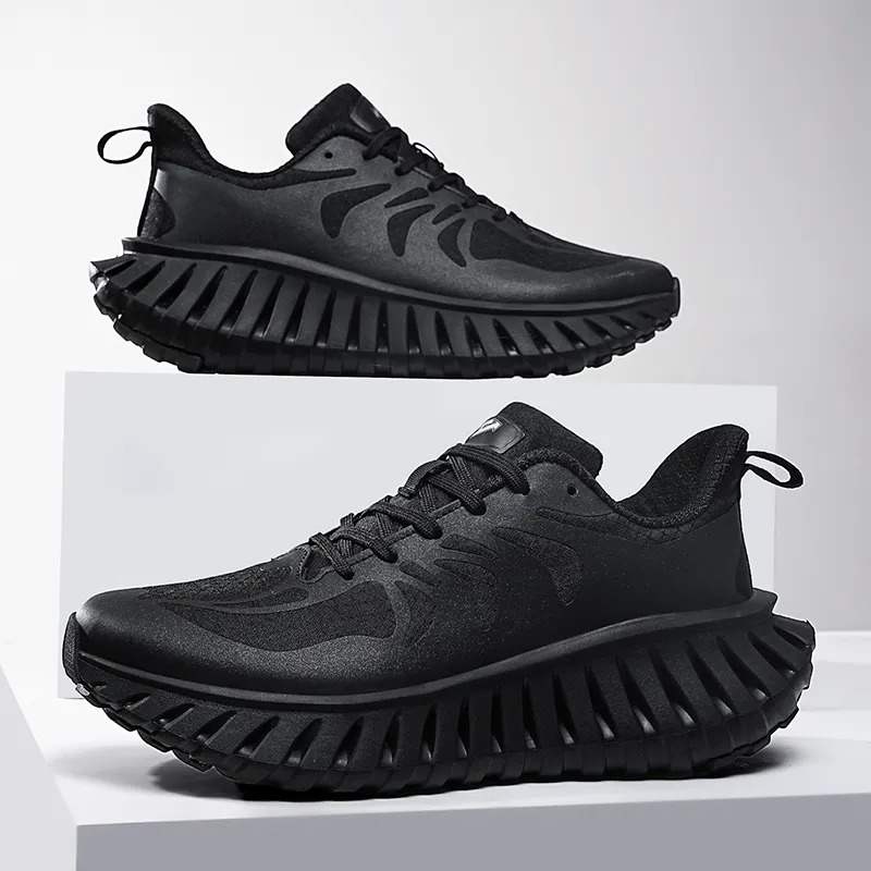 N·HOT Impact Resistant Lightweight Height Increasing Low Top Casual Running Shoes Unisex-12