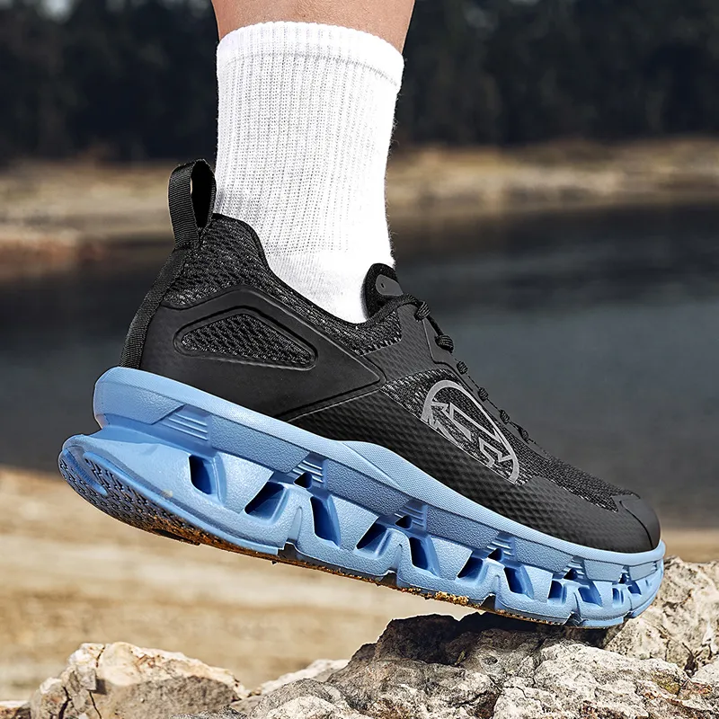 N·HOT Anti-Slip And Wear-Resistant Breathable Low-Top Carbon Plate Casual Running Shoes Men's-6