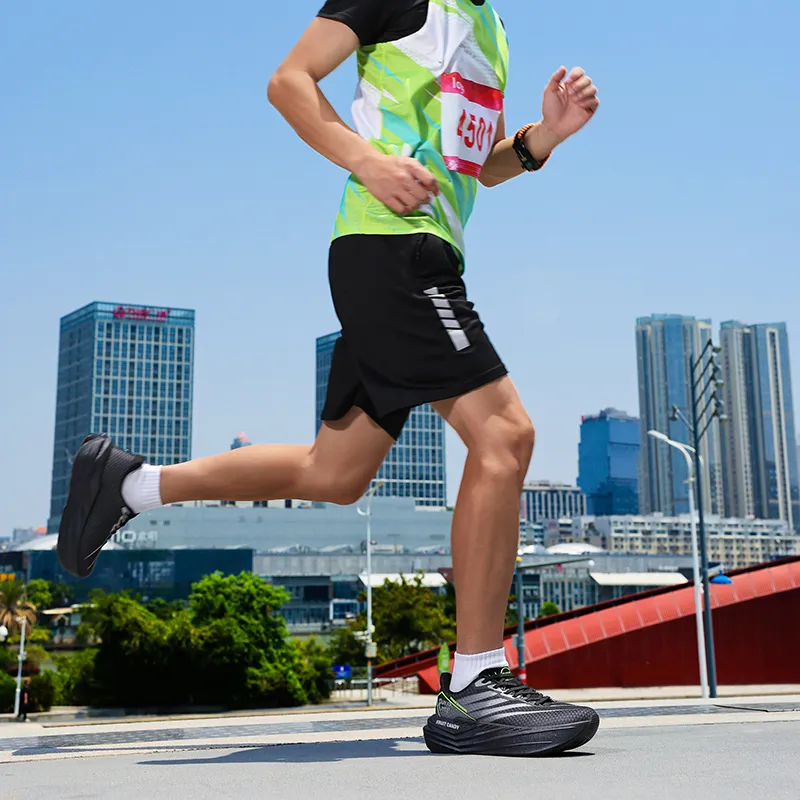 N·HOT Running Shoes Unisex Low Top Green-11