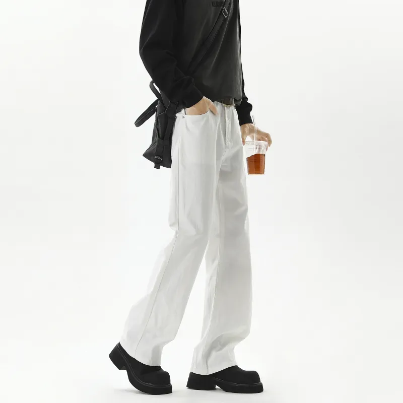 NXPTP Casual Pants Unisex White-5