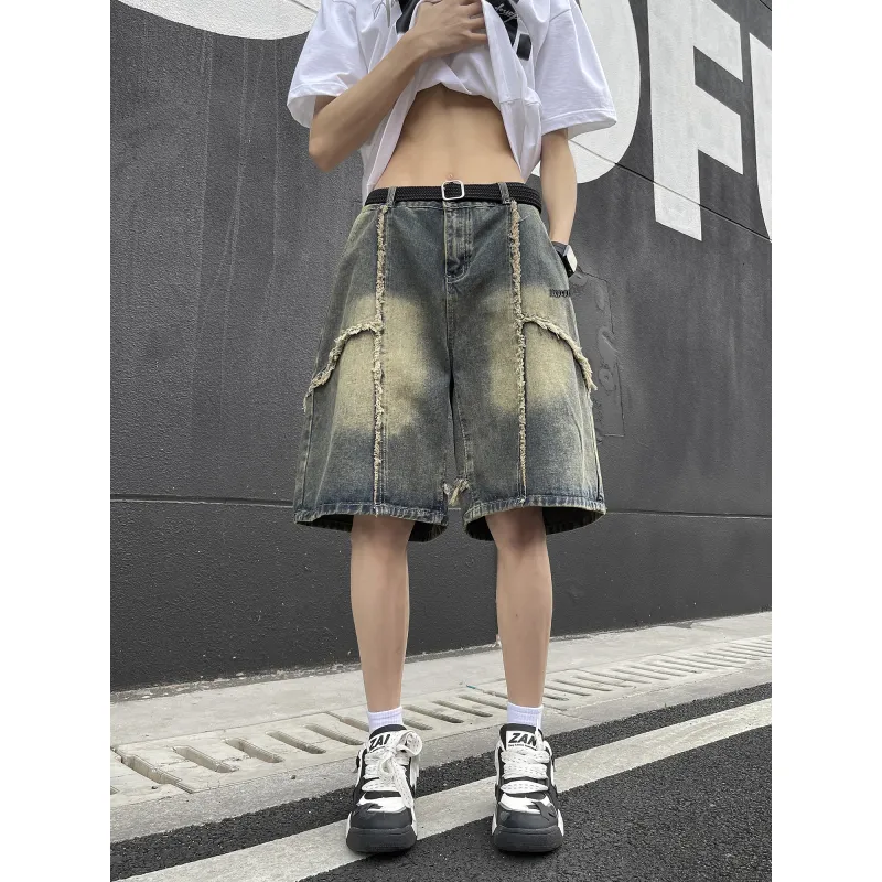 NXPTP Denim Shorts Unisex Nano Yellow-2