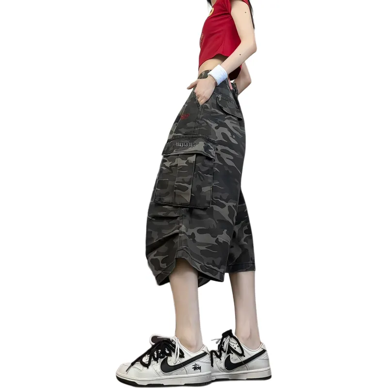 NXPTP Denim Shorts Unisex Camouflage-3
