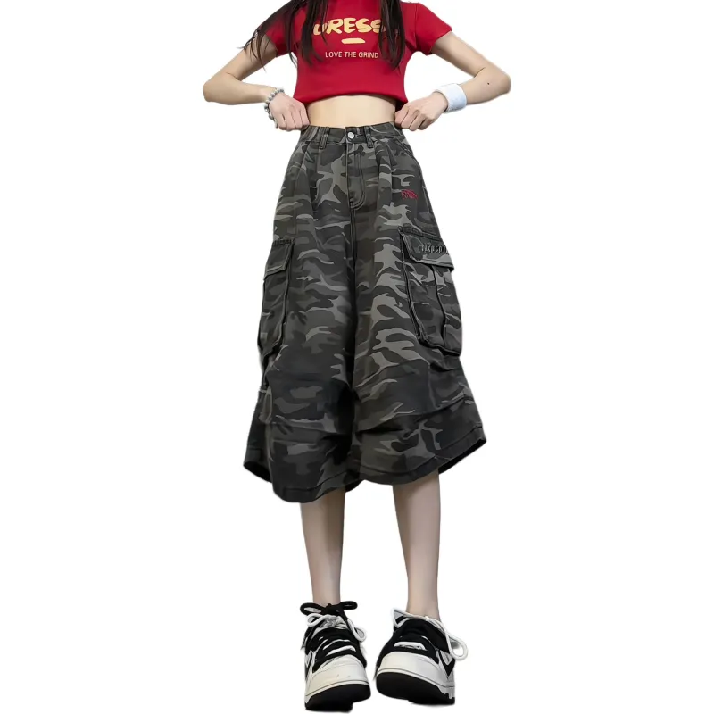 NXPTP Denim Shorts Unisex Camouflage-4