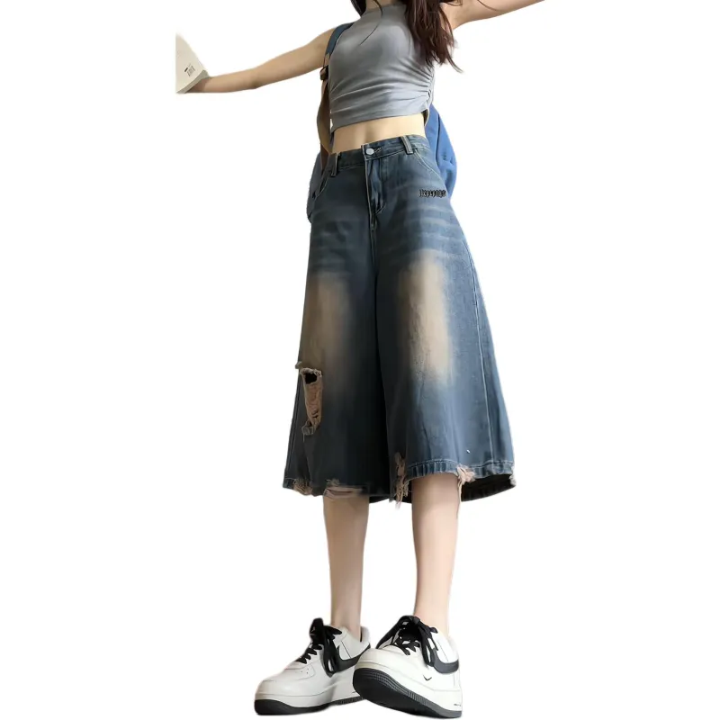 NXPTP Denim Shorts Unisex Vintage-3