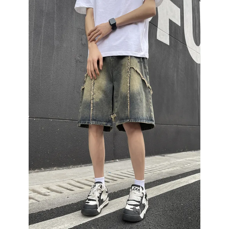 NXPTP Denim Shorts Unisex Nano Yellow-3
