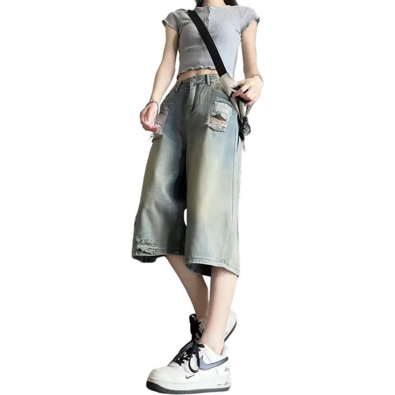 NXPTP Denim Shorts Unisex Vintage-3