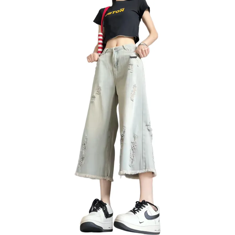 NXPTP Denim Shorts Unisex Light Blue-3
