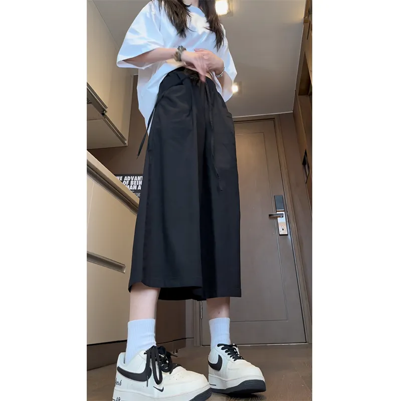 NXPTP Summer Casual Pants Unisex Black-13