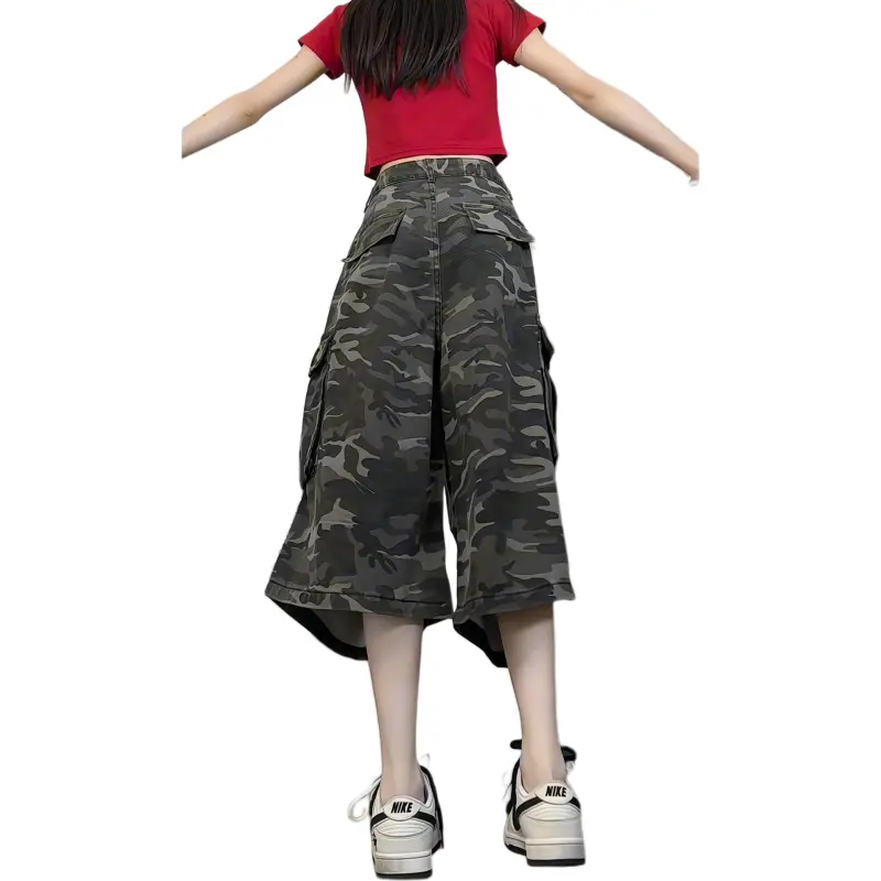 NXPTP Denim Shorts Unisex Camouflage-1