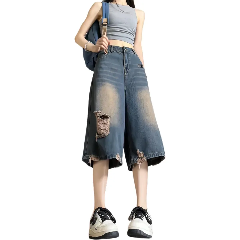 NXPTP Denim Shorts Unisex Vintage-2