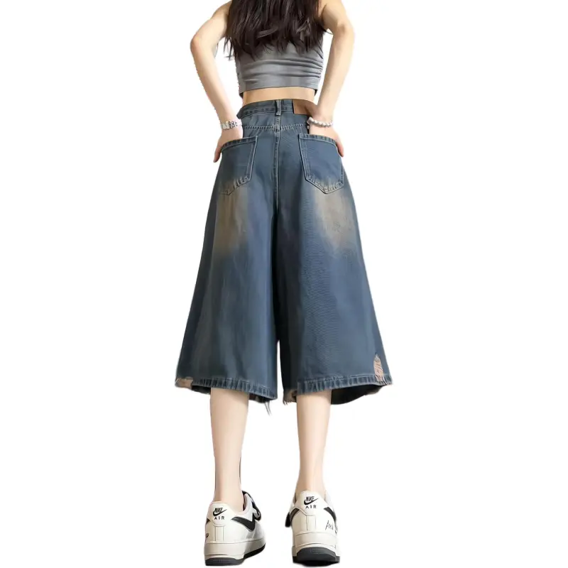 NXPTP Denim Shorts Unisex Vintage-1