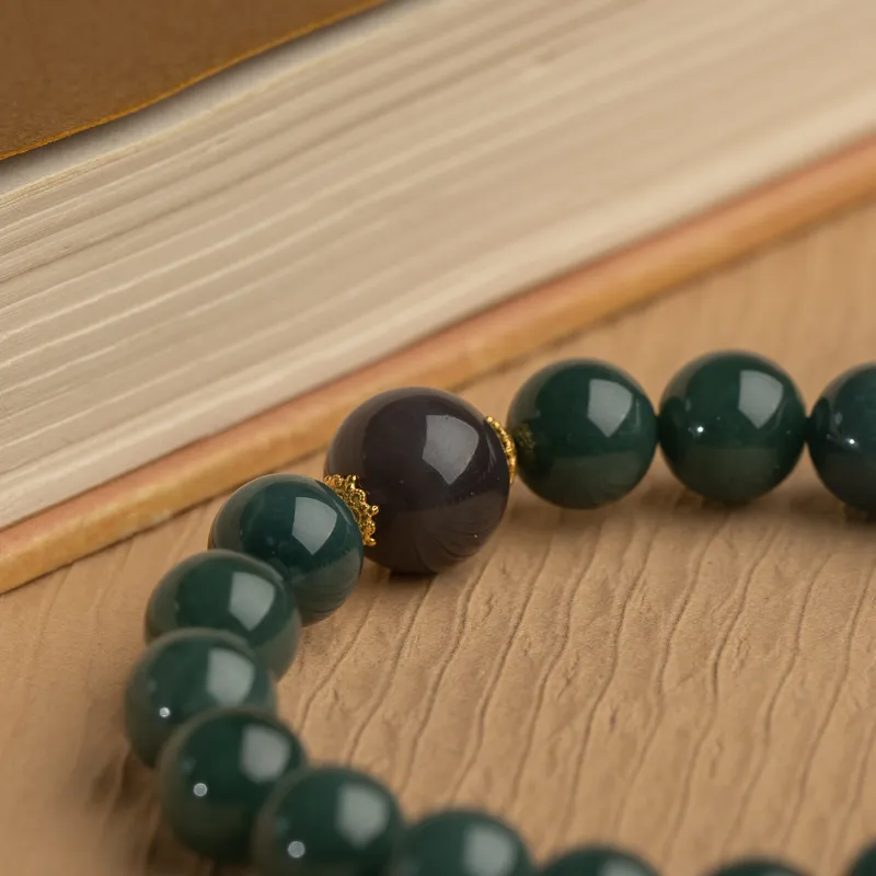 Mu Xinxin Glutinous Jade Bracelets Unisex-5