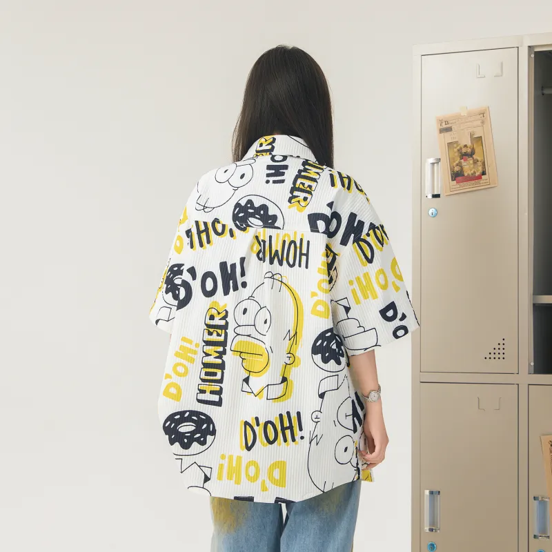 The Simpsons Shirt Unisex White-2