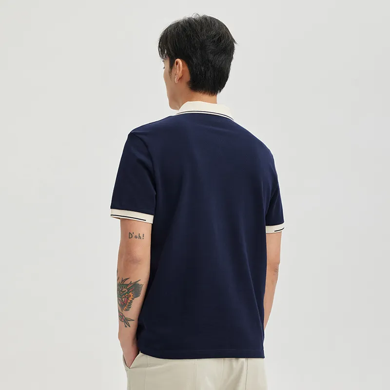 J.D.V Polo Shirt Men's Royal Blue-3
