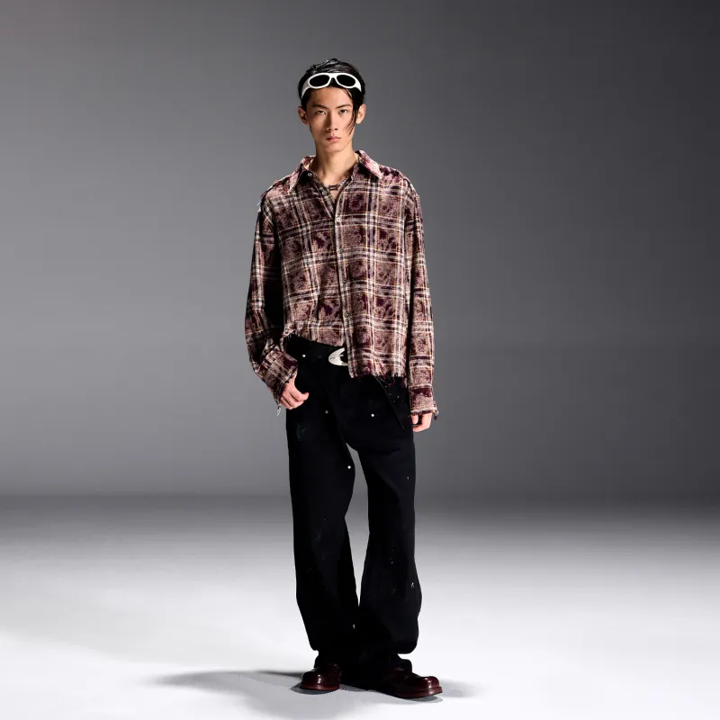 TERRA INCOGNITA Shirts Unisex Burgundy-5