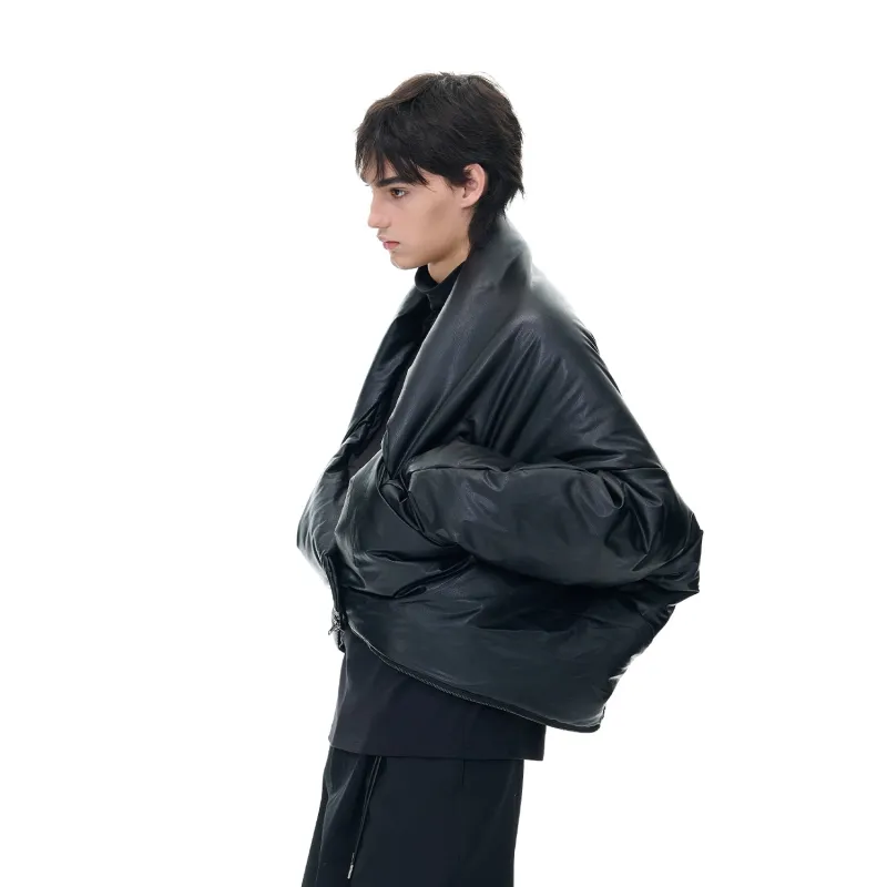 TERRA INCOGNITA Puffer Jacket Unisex Black-4