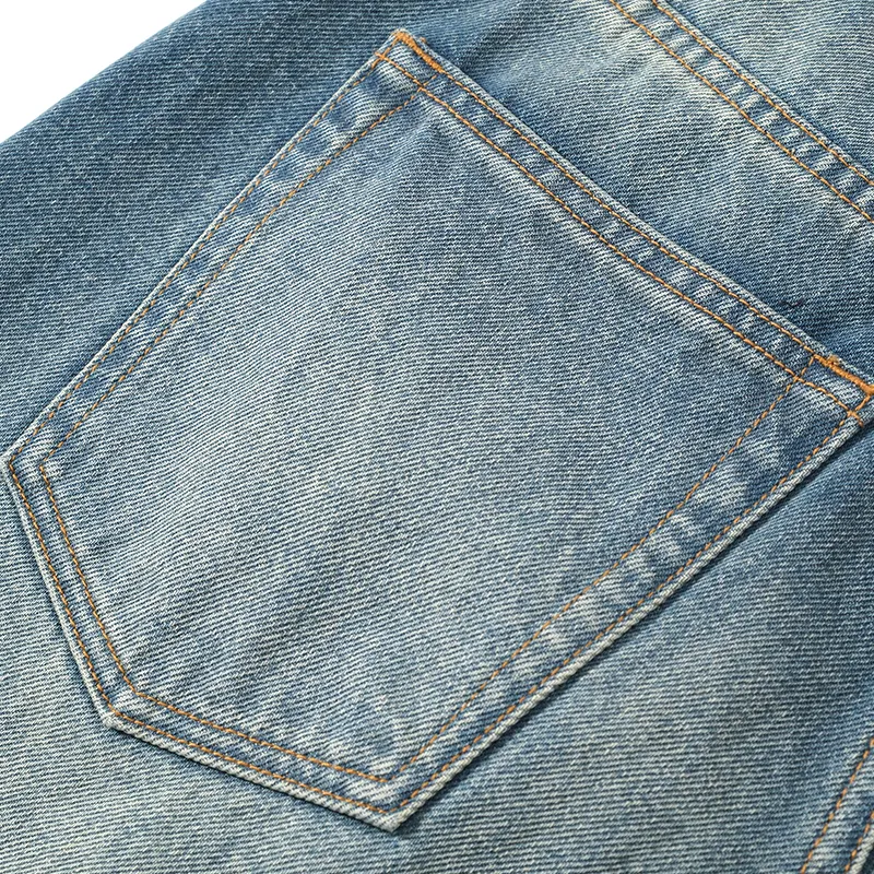 TERRA INCOGNITA Straight Fit Jeans Unisex Washed Blue-5
