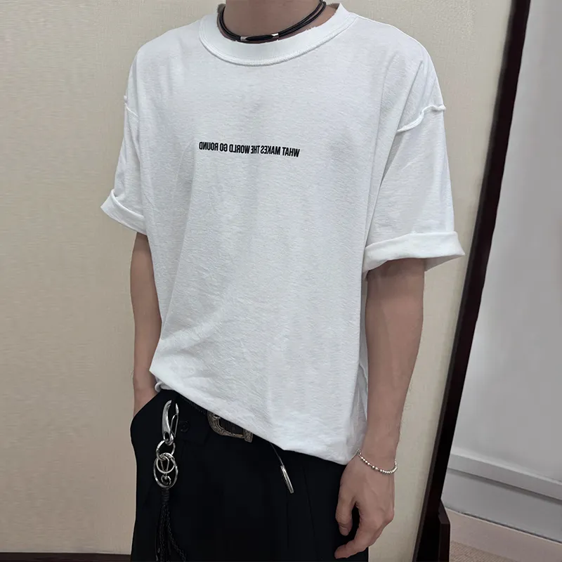 TERRA INCOGNITA T Shirts Unisex White, Reversible Style-5