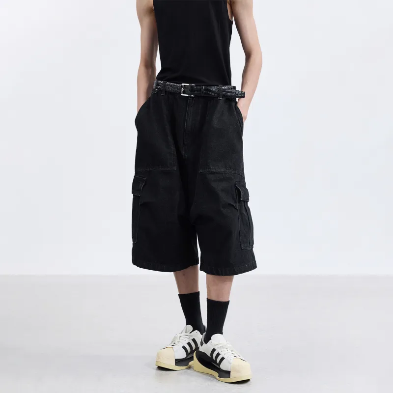 TERRA INCOGNITA Denim Shorts Unisex-3
