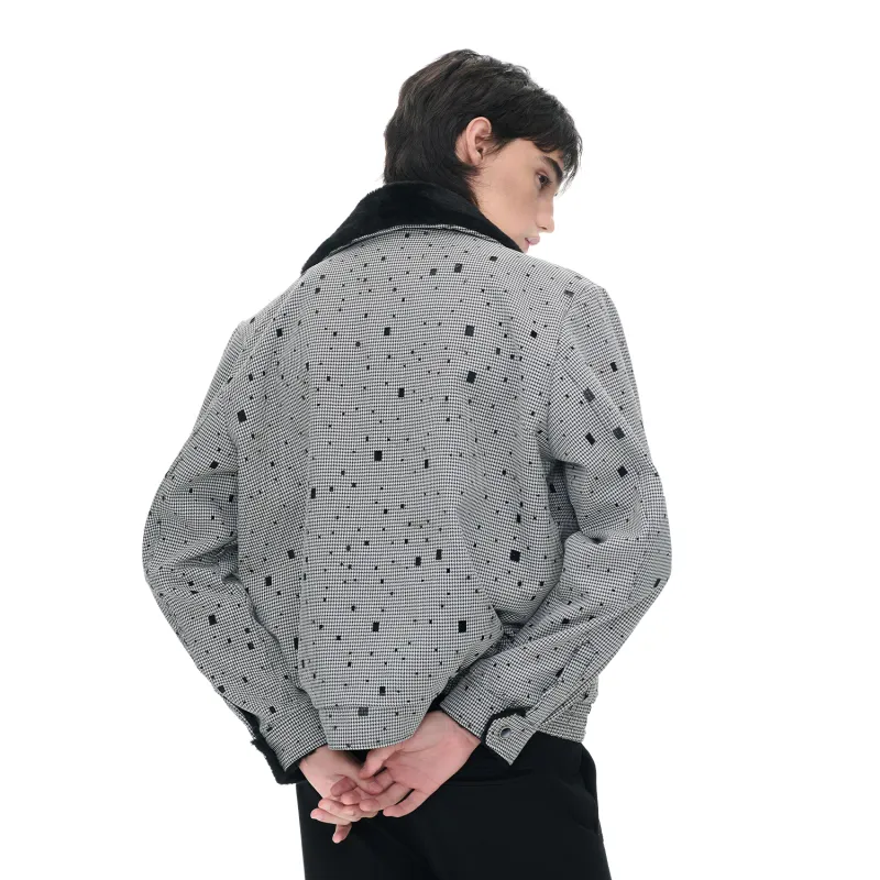 TERRA INCOGNITA Jackets Coats Unisex Houndstooth Dove-4