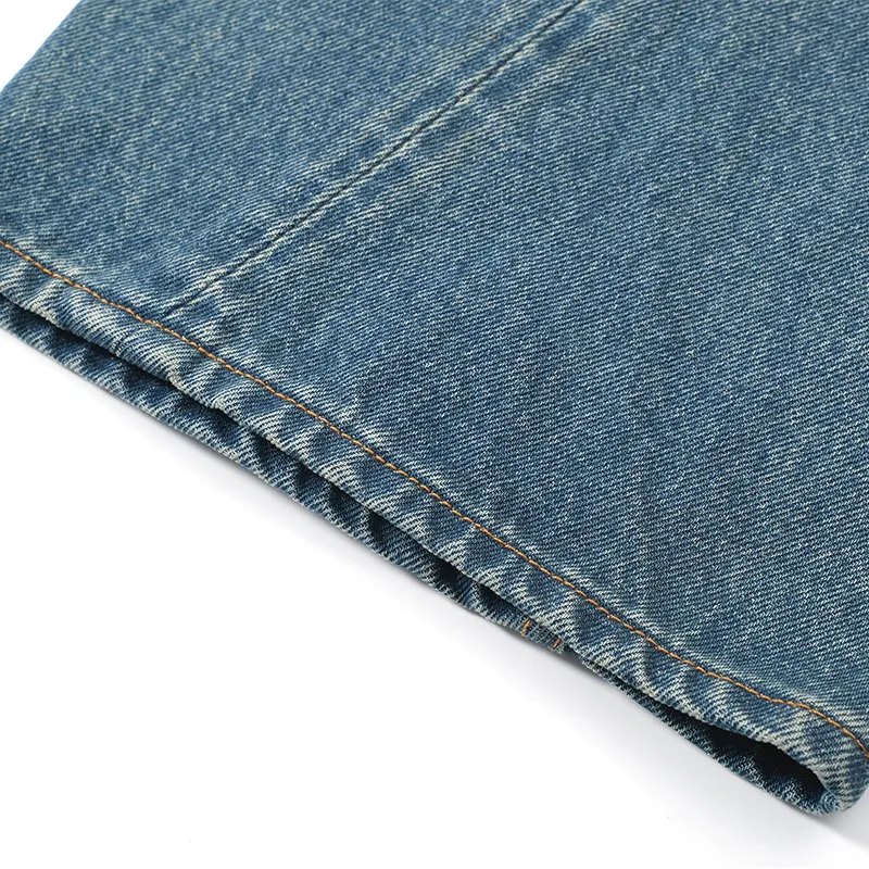 TERRA INCOGNITA Straight Fit Jeans Unisex Washed Blue-4