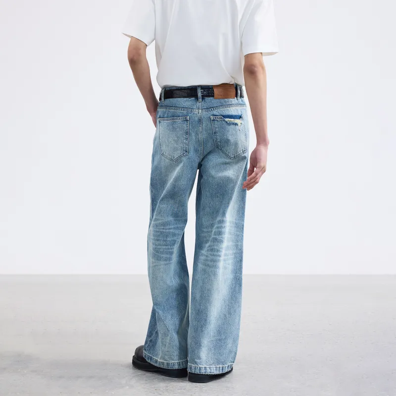 TERRA INCOGNITA Jeans Unisex Washed Blue-5