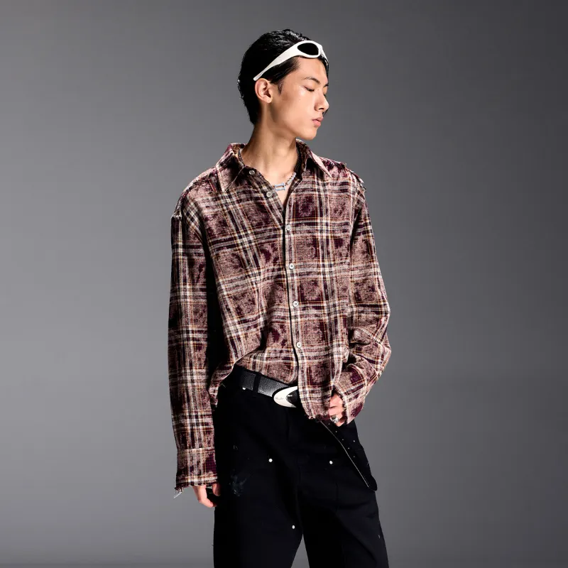 TERRA INCOGNITA Shirts Unisex Burgundy-4