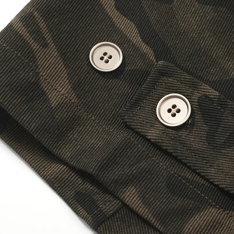 TERRA INCOGNITA Cargo Pants Unisex Green Camouflage-6