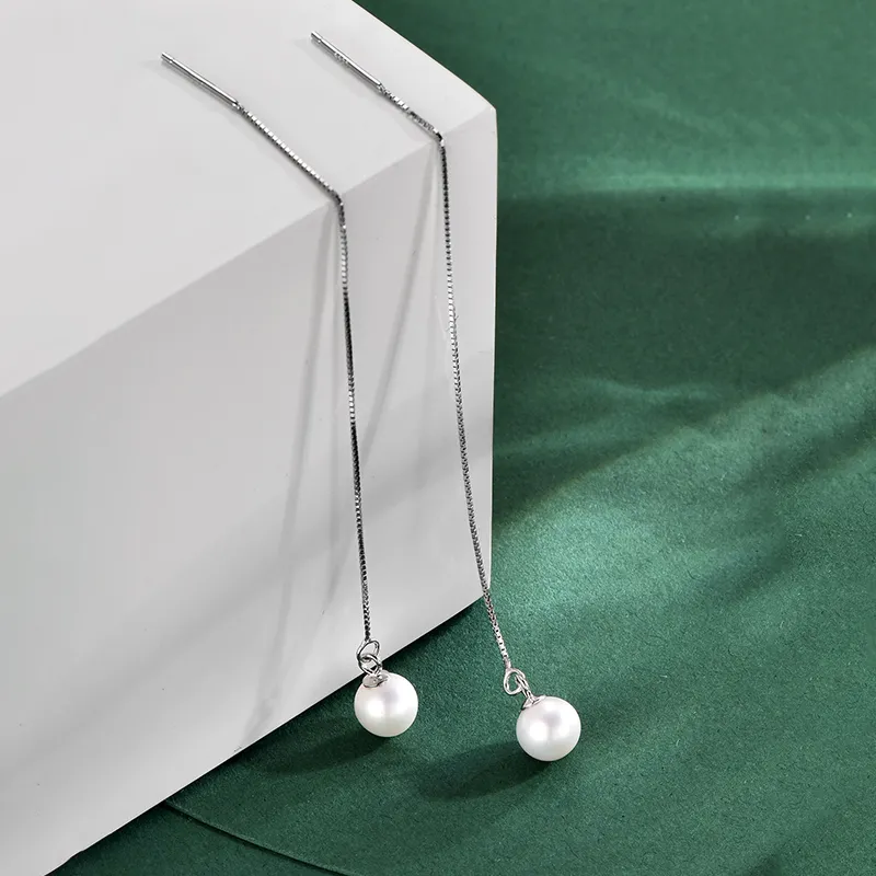 Pan star Pearl Drop Earrings Women's-1