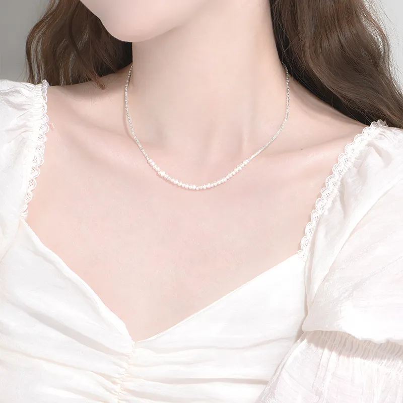 Pan star Freshwater Pearl Necklaces Women's-5