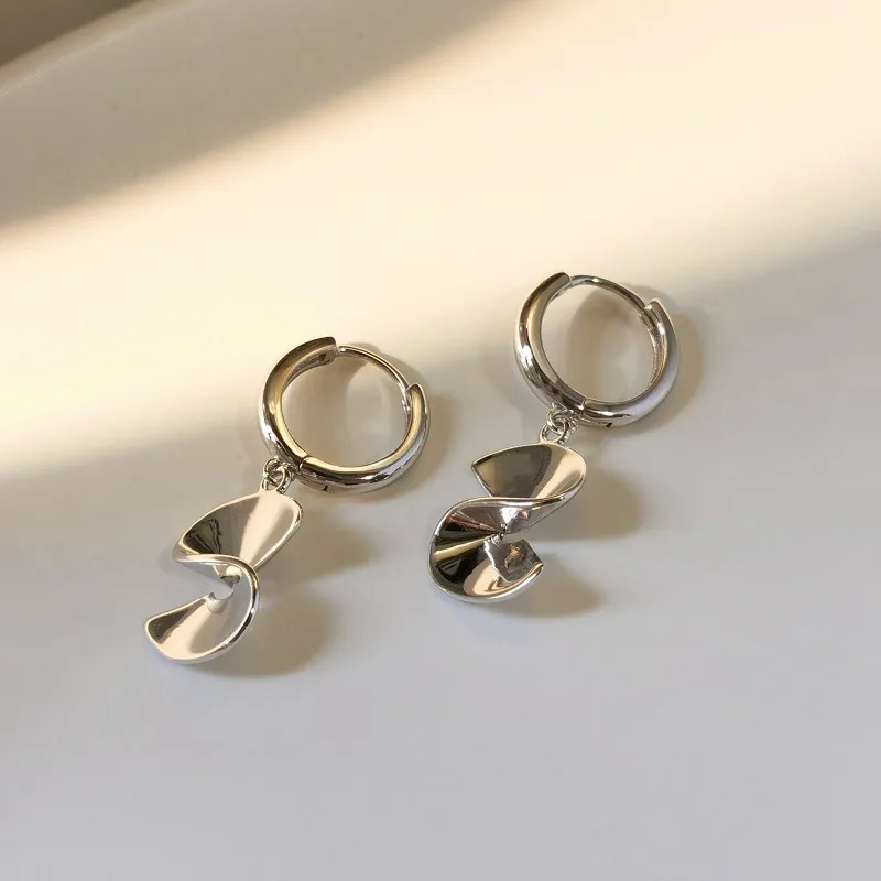 Pan star S925 Silver Earrings Women's-2