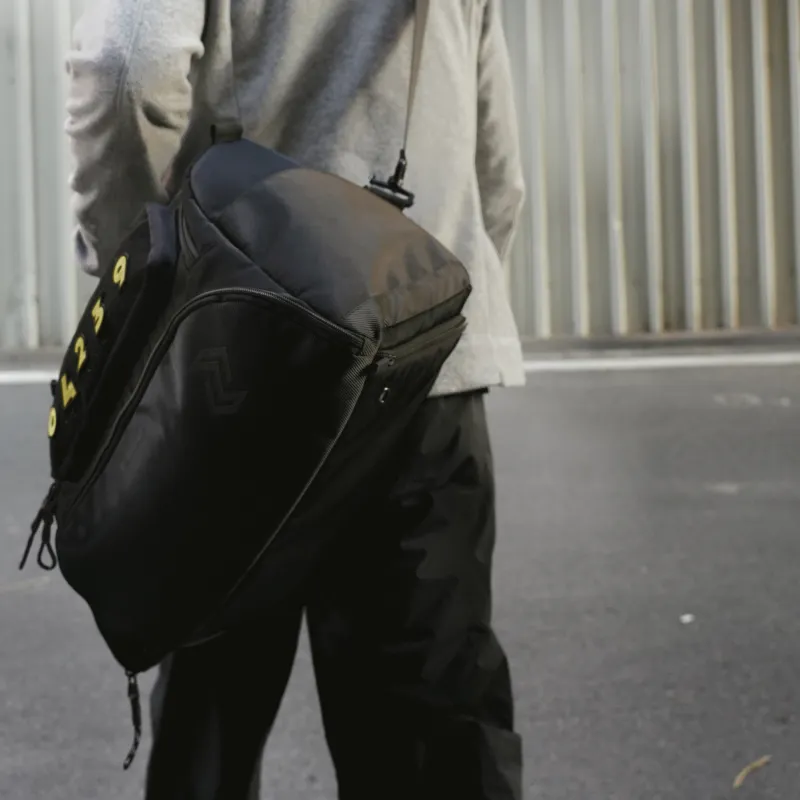 Lefight Polyester Crossbody Bag Unisex Black-4
