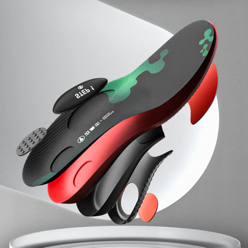 Maigaole Insoles Unisex Black Green-1