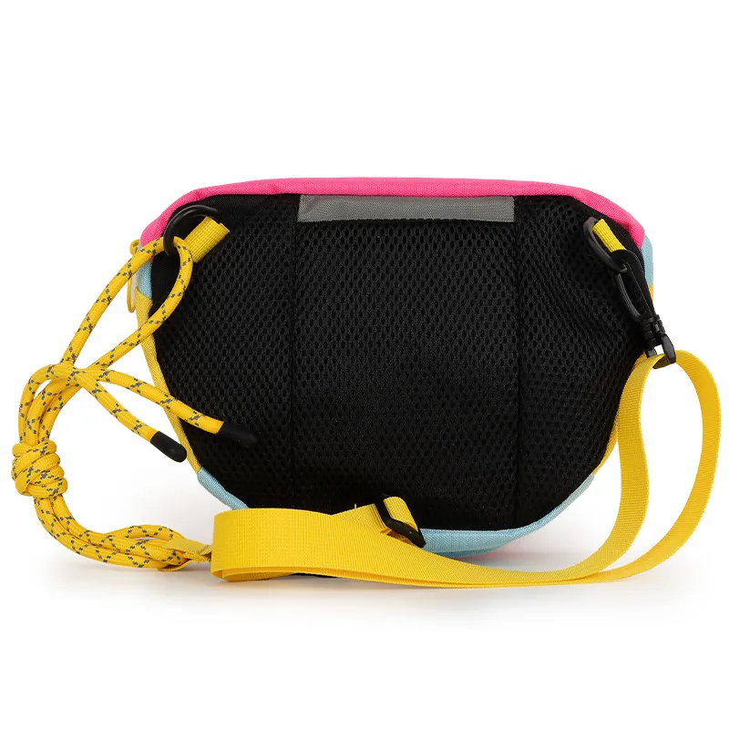 Wild Child Club Flesh Sauce Collaboration Polyester Crossbody Bag Coin Purse Unisex Pink-4