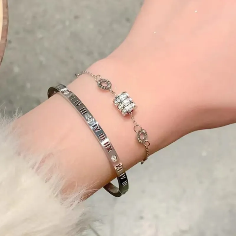 ALI THE FOX Titanium Steel Bracelets Women's-20