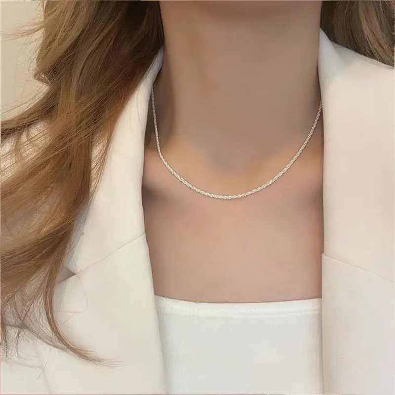 ALI THE FOX Titanium Steel Necklaces Women's-2