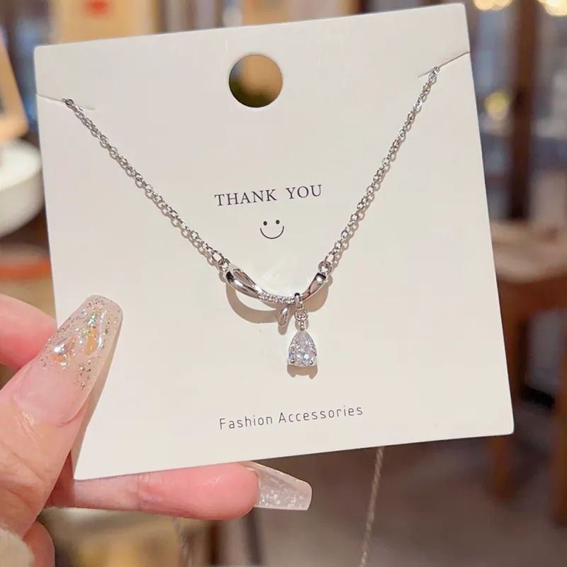 ALI THE FOX Titanium Steel Necklaces Women's-6