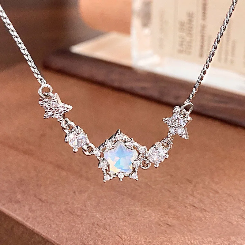 ALI THE FOX Titanium Steel Necklaces Women's-4