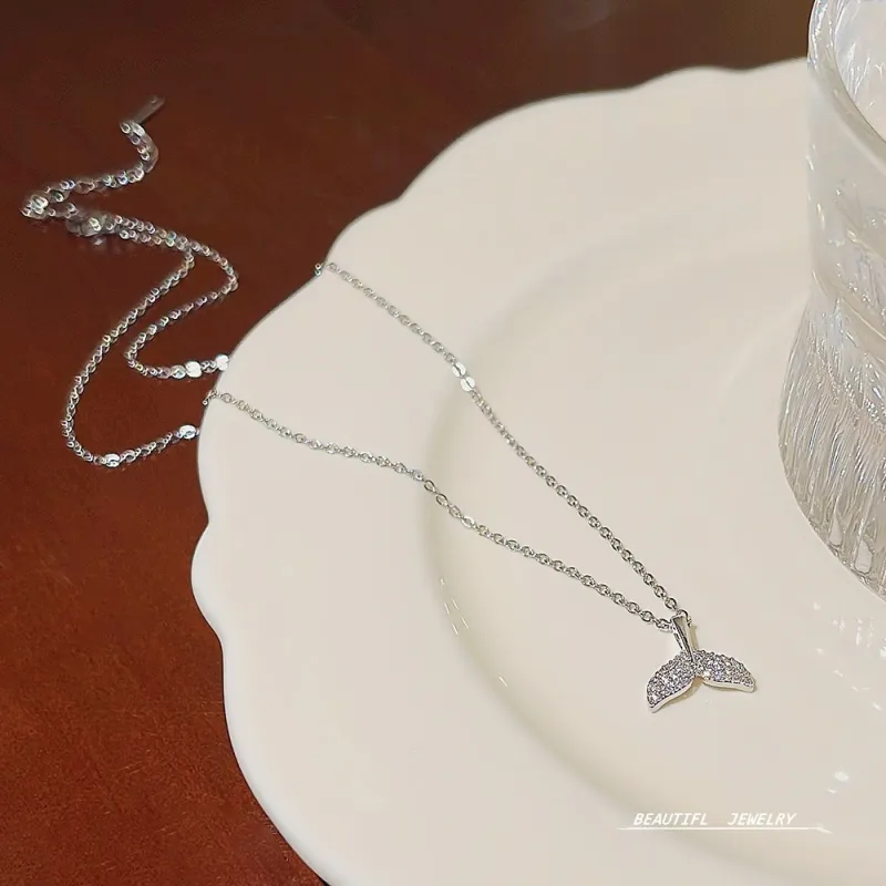 ALI THE FOX Titanium Steel Necklaces Women's-2