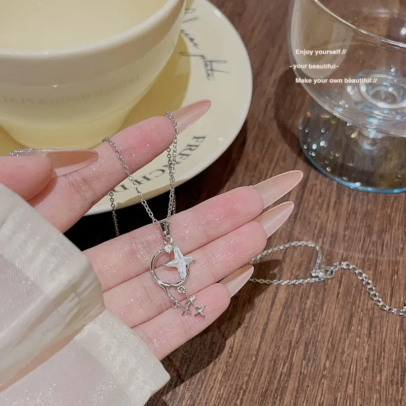 ALI THE FOX Titanium Steel Necklaces Women's-1